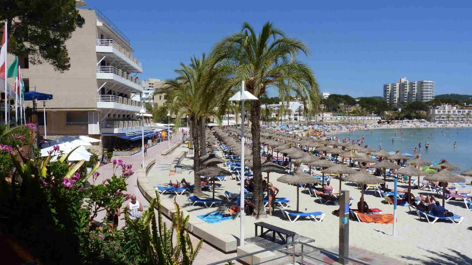 Paguera Beliebter Ferienort An Der S Dwestk Ste Mallorcas   Paguera Strandpromenade 1536x863 