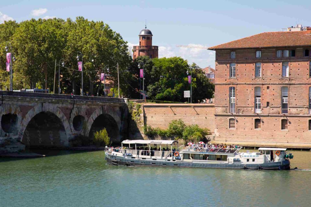 Bootstour auf dem Canal du Midi in Toulouse