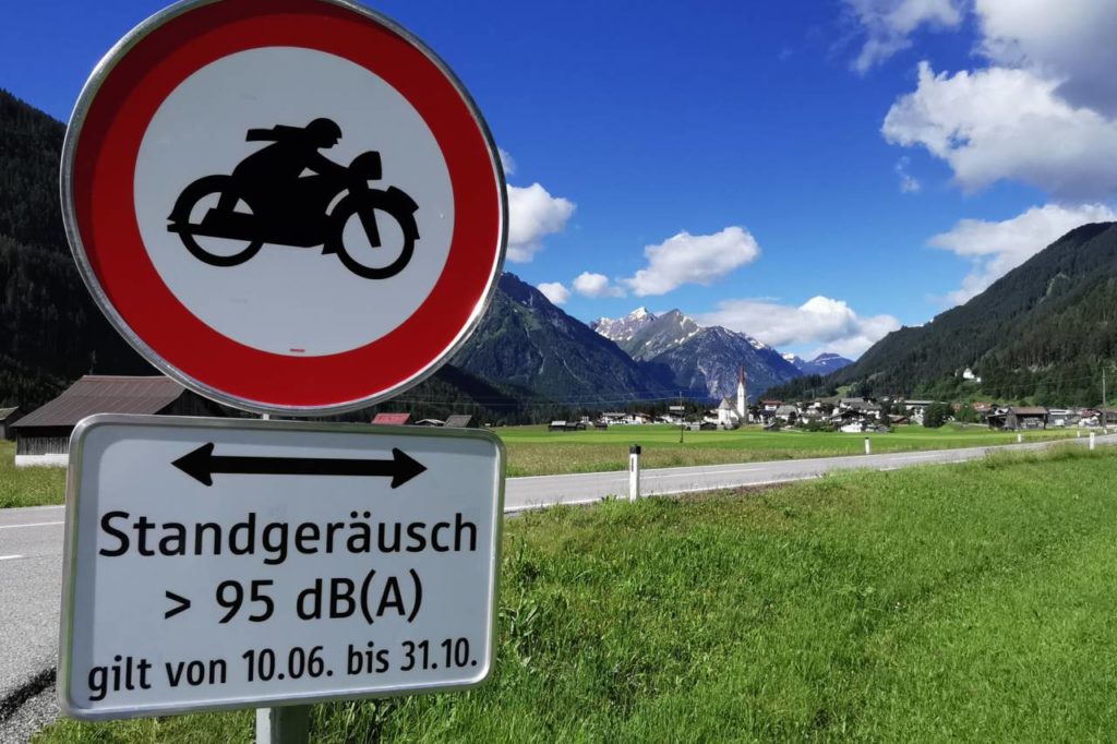 Fahrverbote für laute Motorräder im Tiroler Lechtal