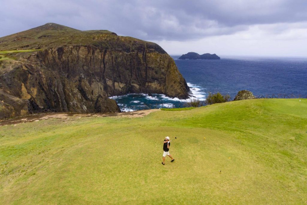 Spektakuläre Ausblicke auf dem Golfplatz Porto Santo