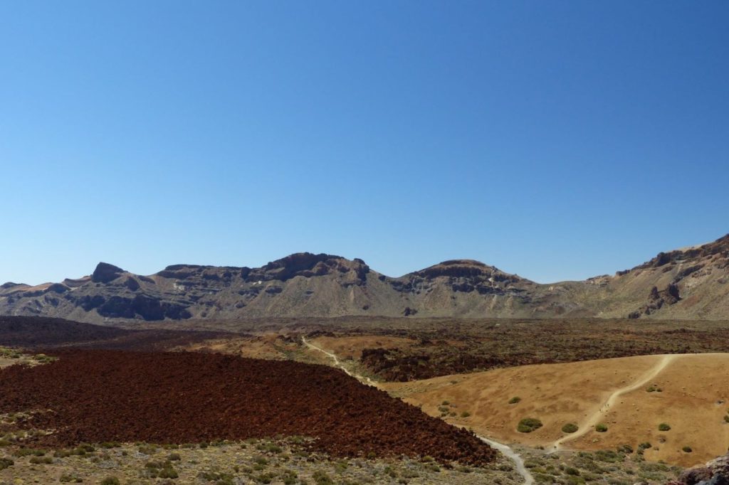 Karge Landschaft im Cañadas del Teide-Nationalpark