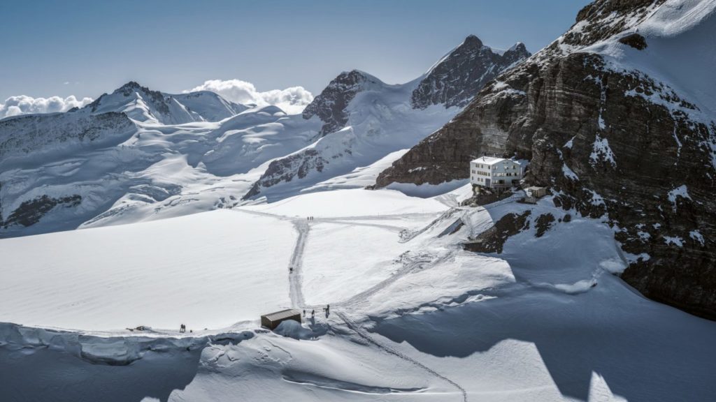 Mönchshütte auf dem Jungfraujoch
