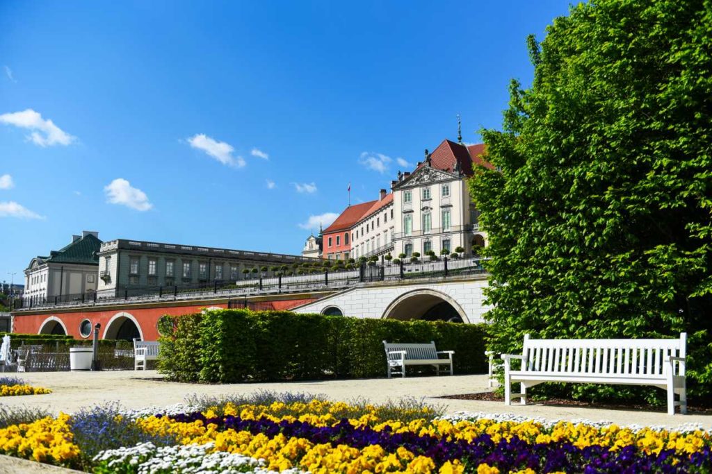 Schlossgarten Warschauer Königsschloss