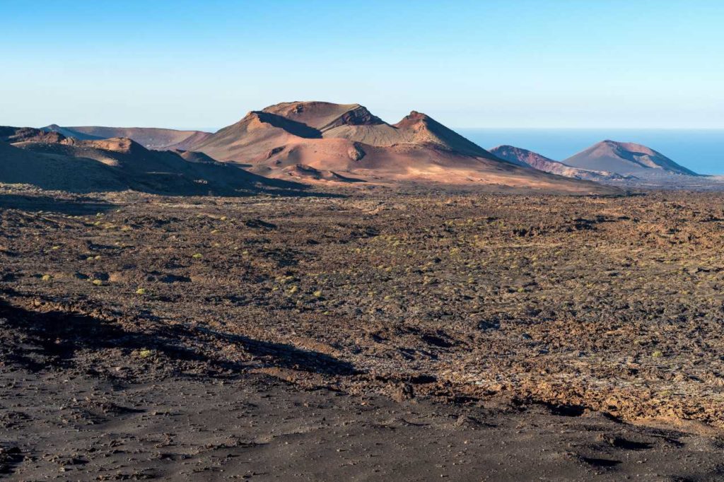 Feuerberge Vulkankrater Lanzarote