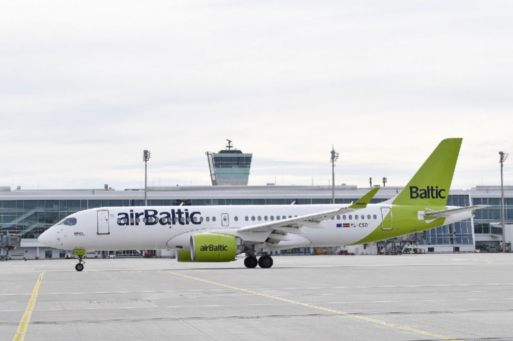 Air Baltic Flughafen München Baltikum