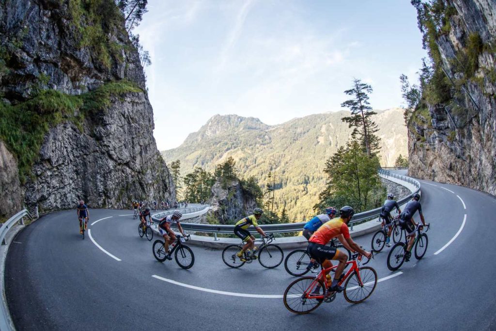 Anstieg beim Kufsteinerland Radmarathon