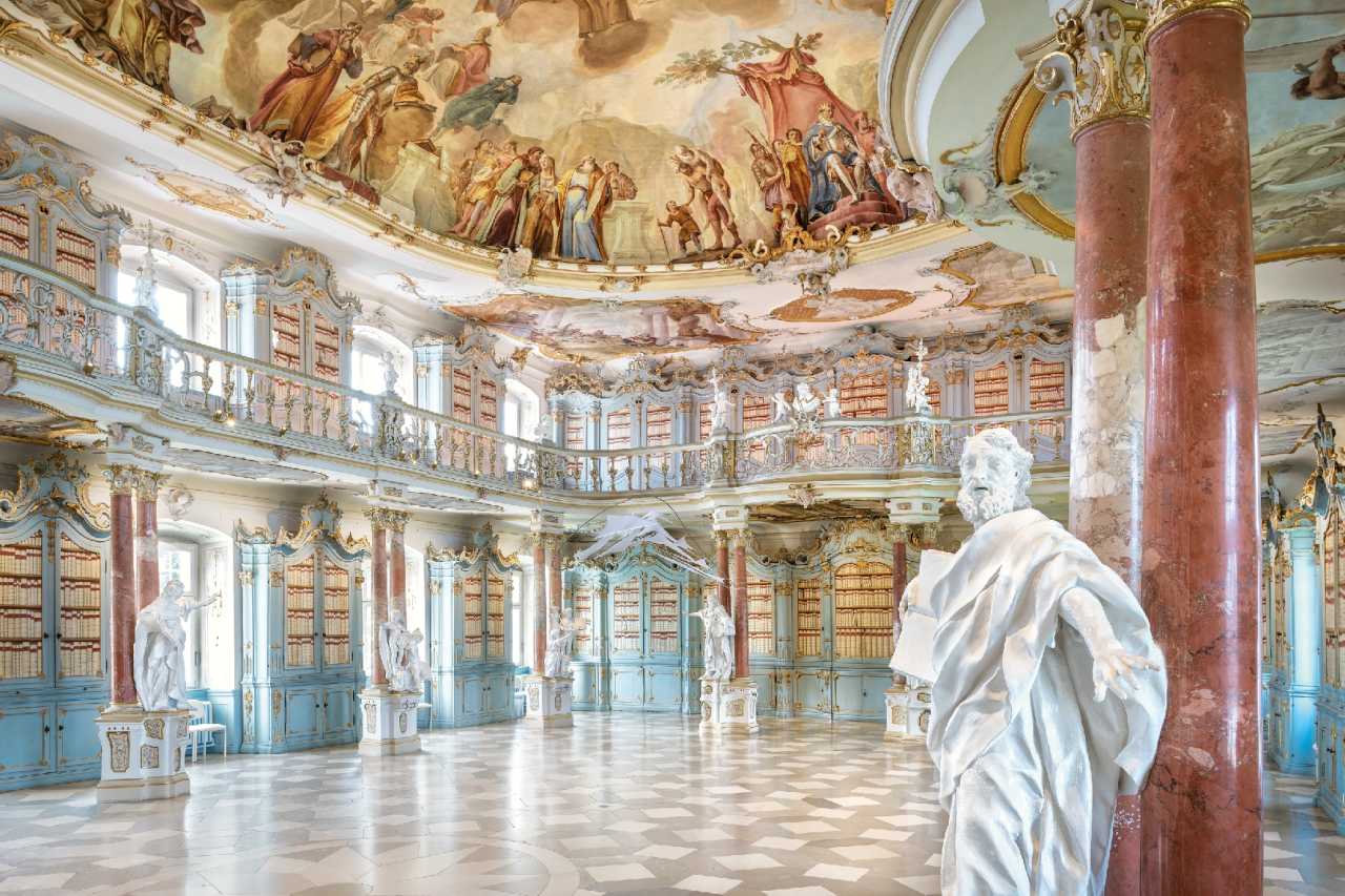 Bibliothekssaal im Kloster Schussenried