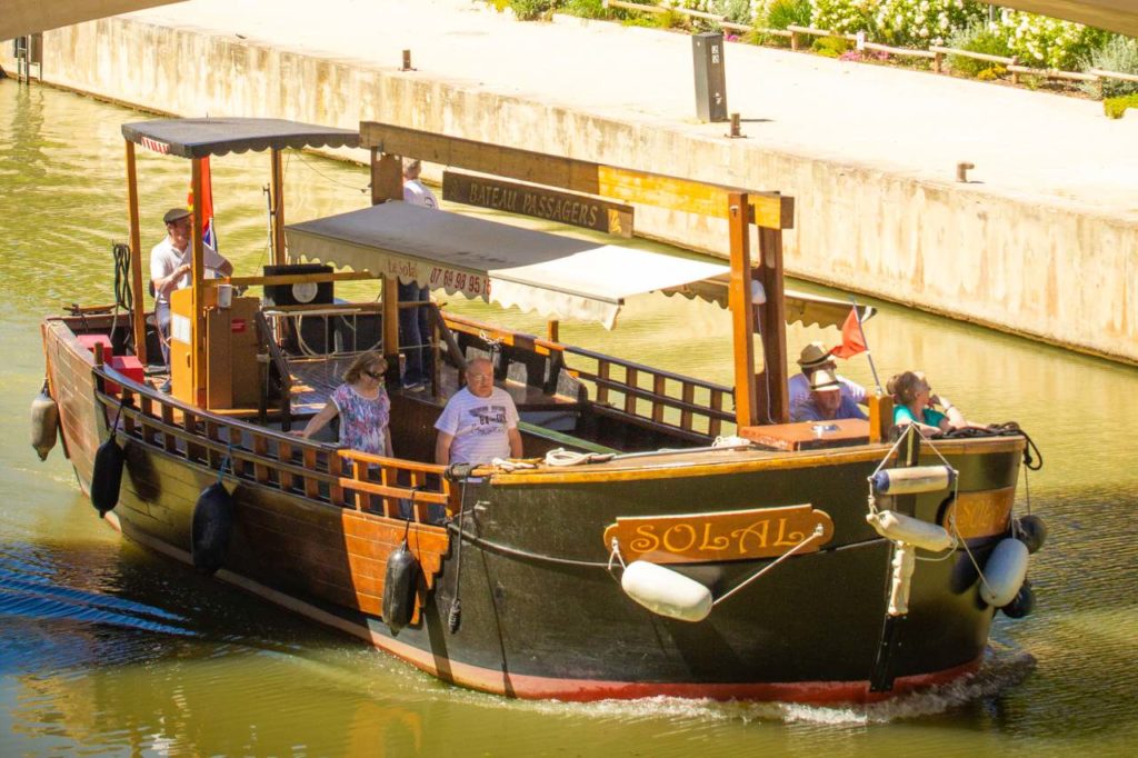 Bootstour auf dem Robine-Kanal