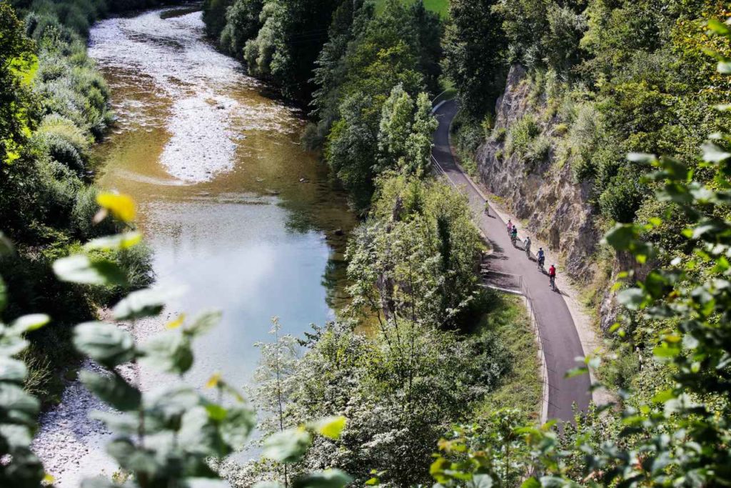 Ybbstalradweg entlang der Ybbs