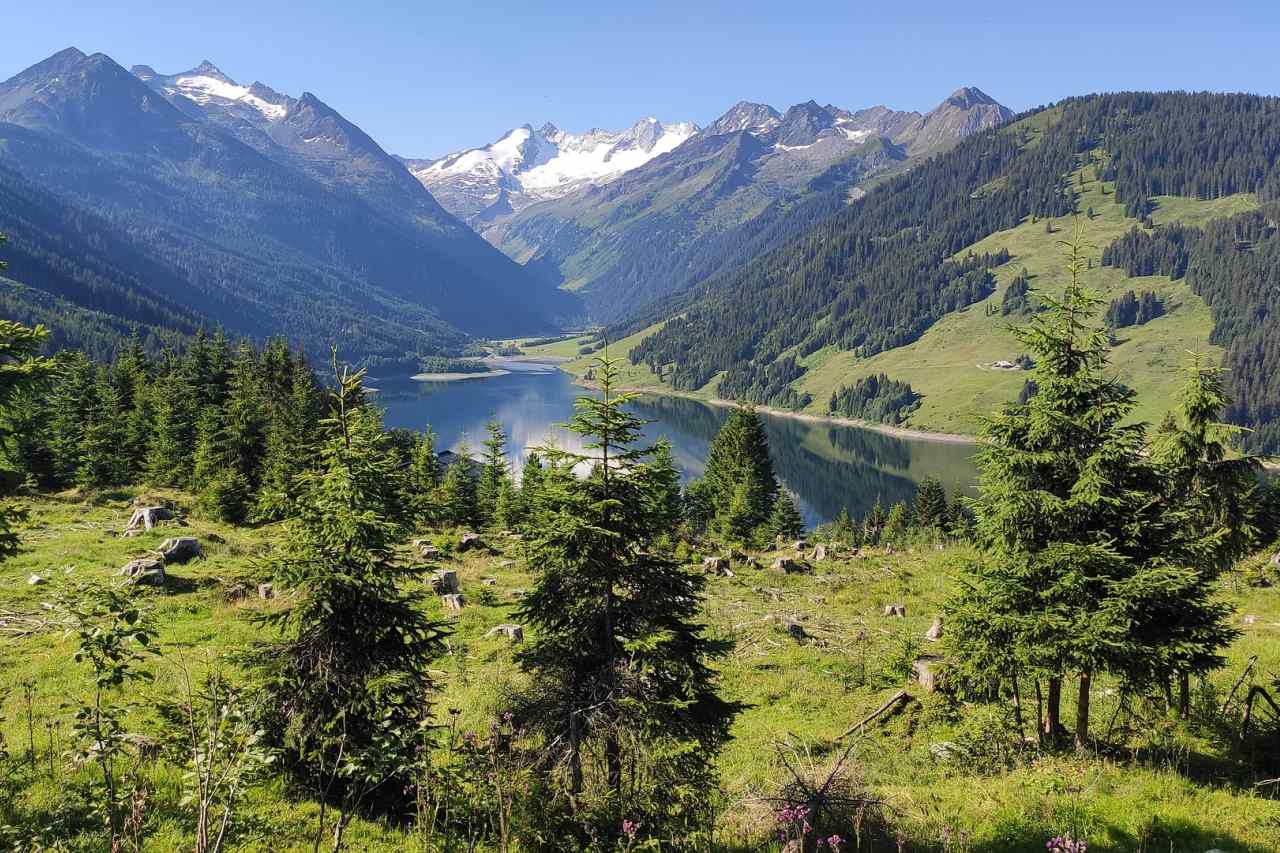 Alpenlandschaft Bergsee Österreich