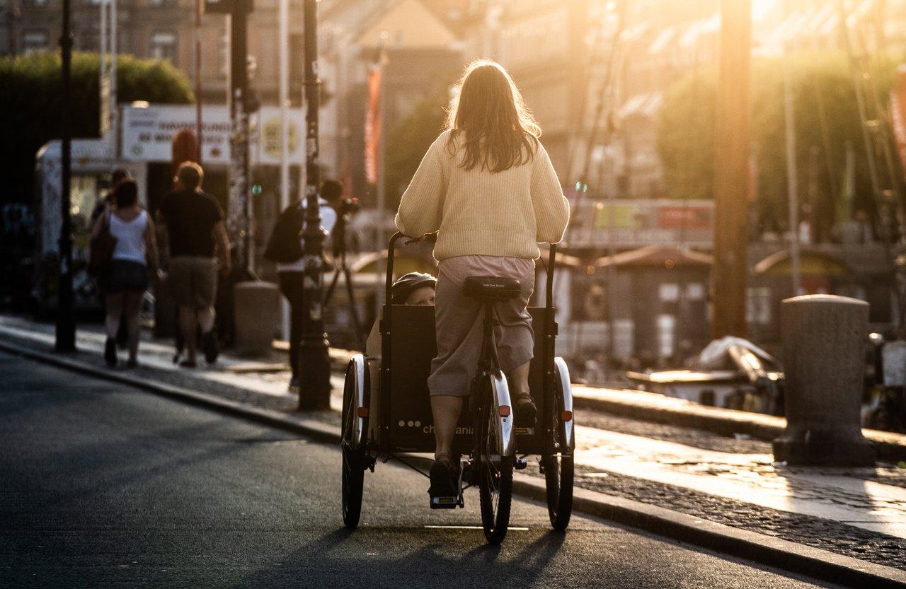 Cargo-Bike in Kopenhagen