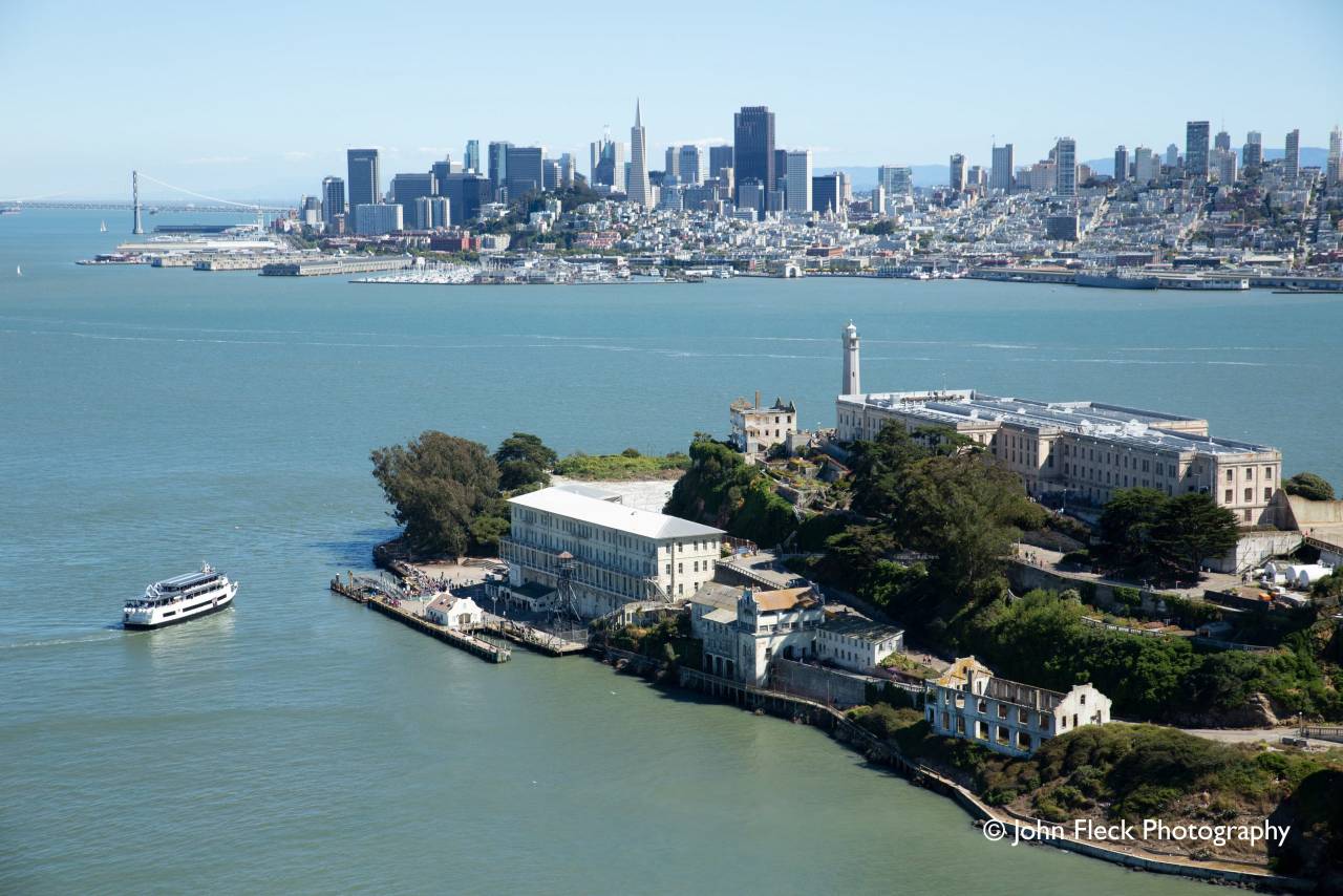 Alcatraz und Skyline San Francisco