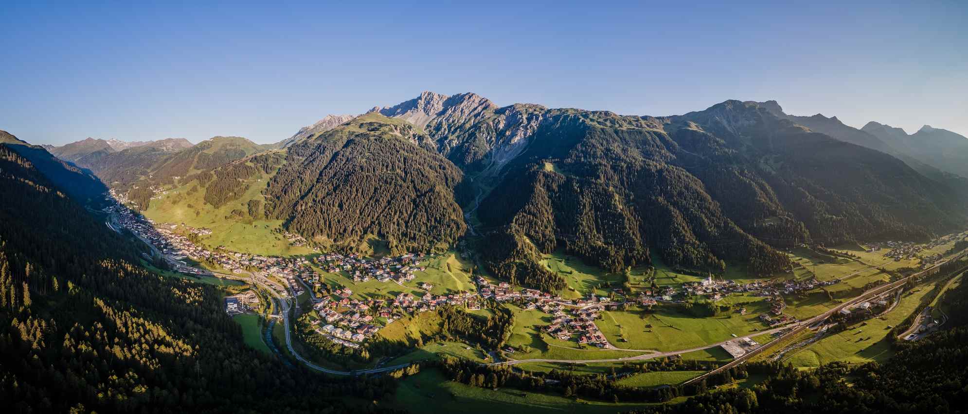 Dorf der Aussichtspunkte St. Anton am Arlberg