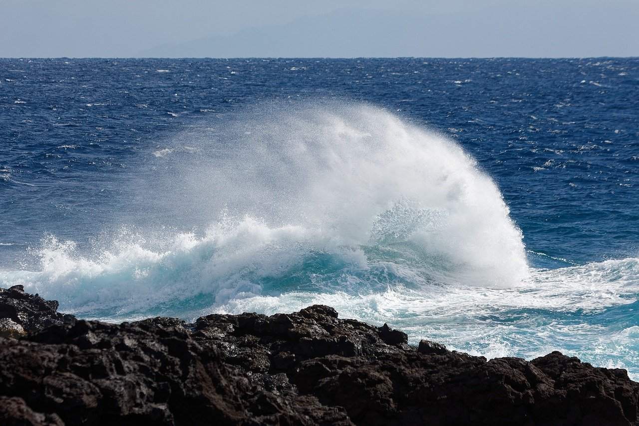 El Hierro Welle Gischt Atlantik