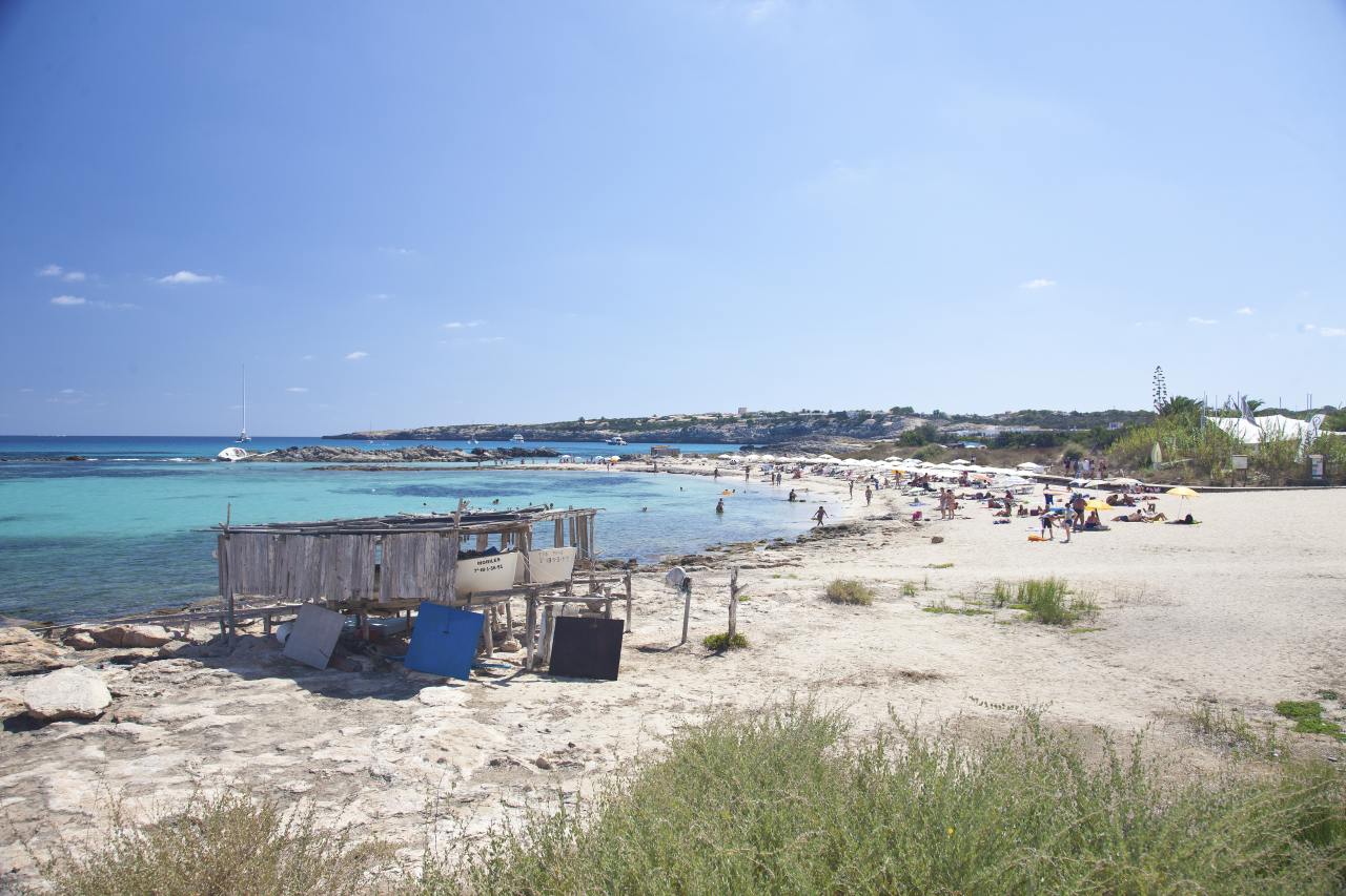 Es Pujols Badebucht und Strand