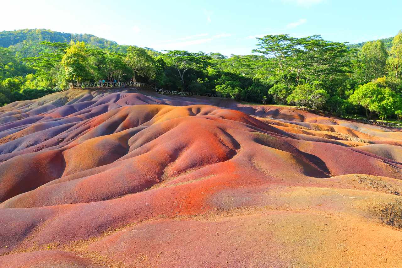 Siebenfarbige Erde Chamarel Mauritius