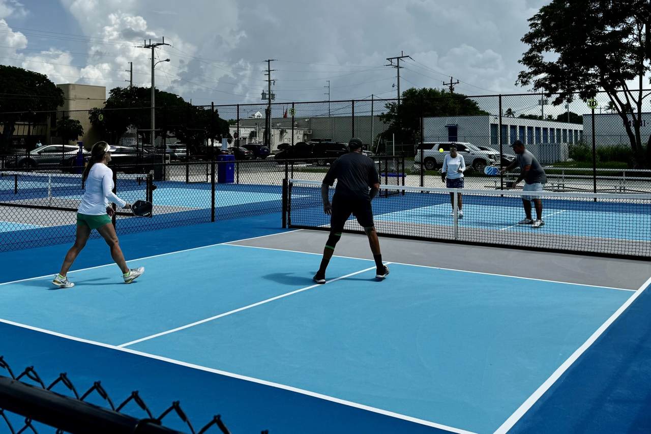 Pickleballspieler in Key Largo