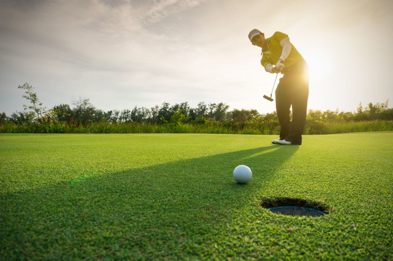 Putting Green Golfplatz Mauritius