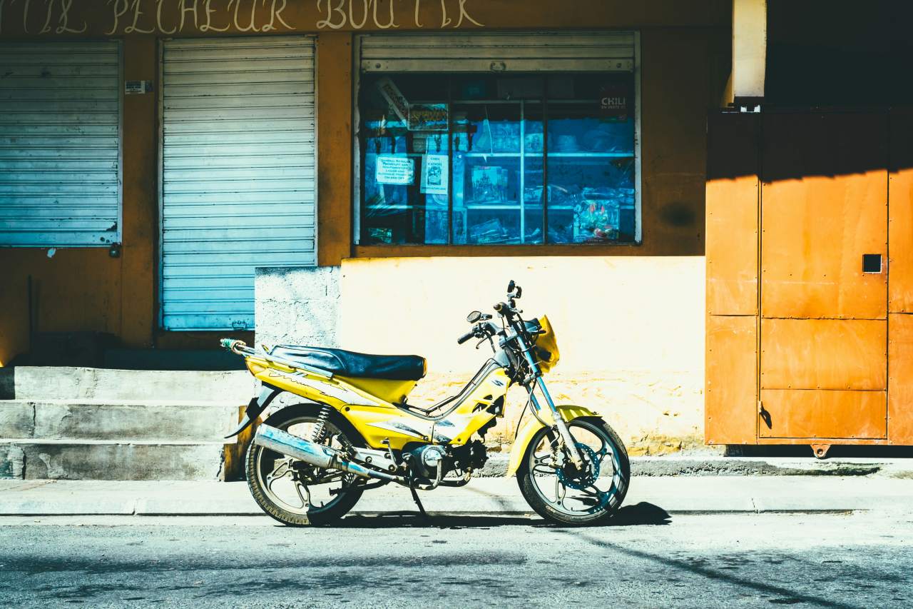 Mahébourg Mauritius Motorrad