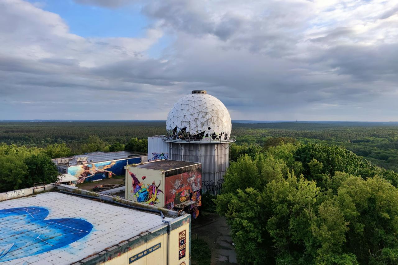 Teufelsberg Berlin Blick Grunewald