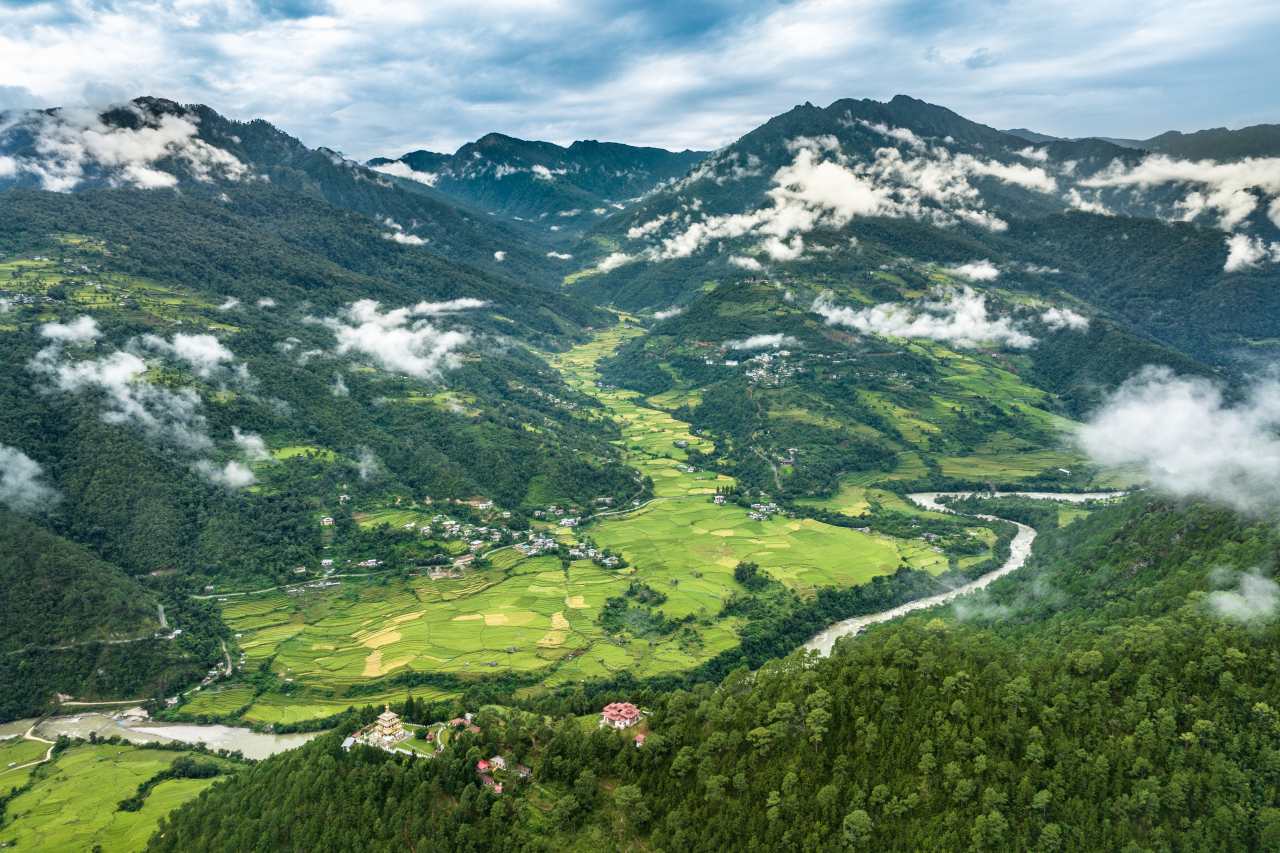 Bhutan 70 Prozent Waldfläche