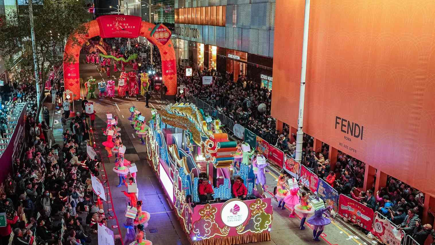 Chinese New Year Parade Hongkong