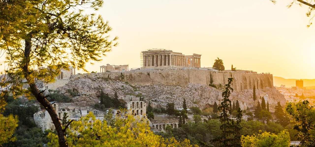 Akropolis Athen Sonnenuntergang