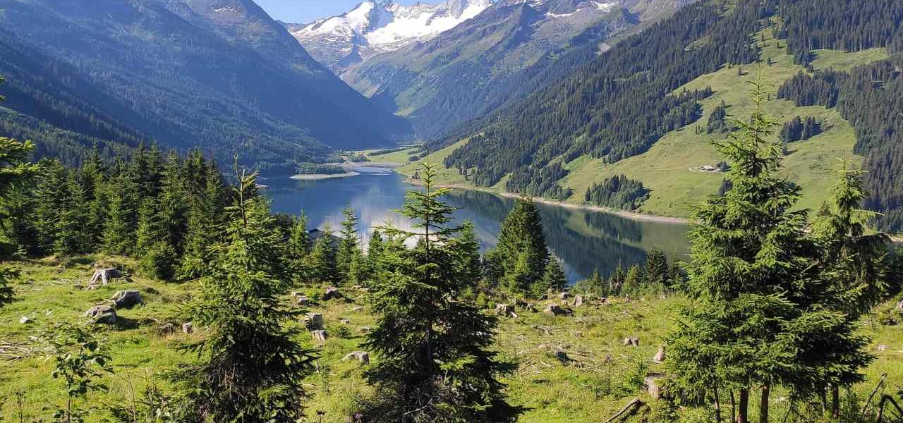 Alpenlandschaft Bergsee Österreich