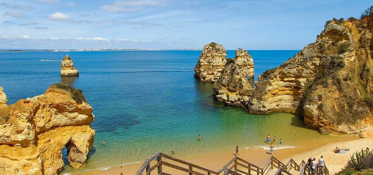 Badebucht bei Lagos Algarve