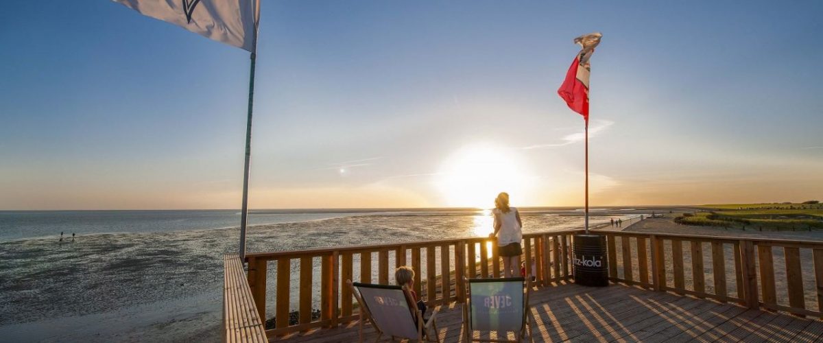 Büsum Perlebucht Blick auf das Watt