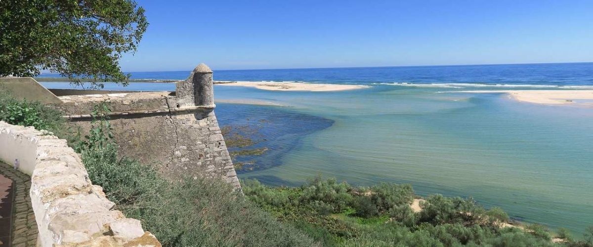 Burg von Cacela Velha Blick Ria Formosa