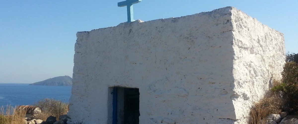 Einsames Gebetshaus auf griechischer Insel