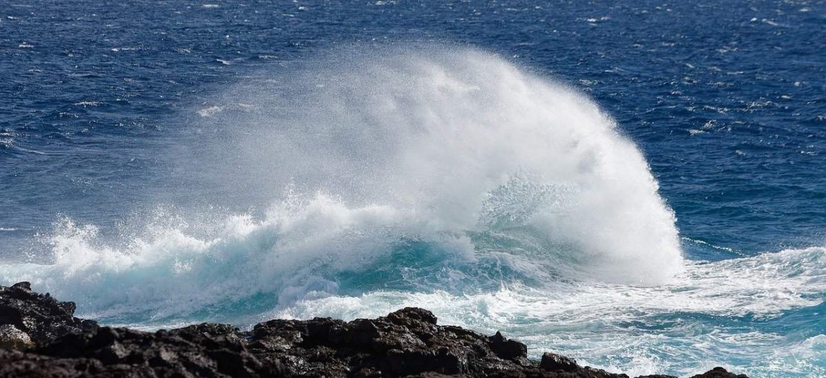 El Hierro Welle Gischt Atlantik