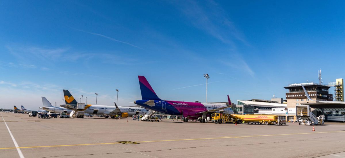 Flughafen Leipzig-Halle Vorfeld