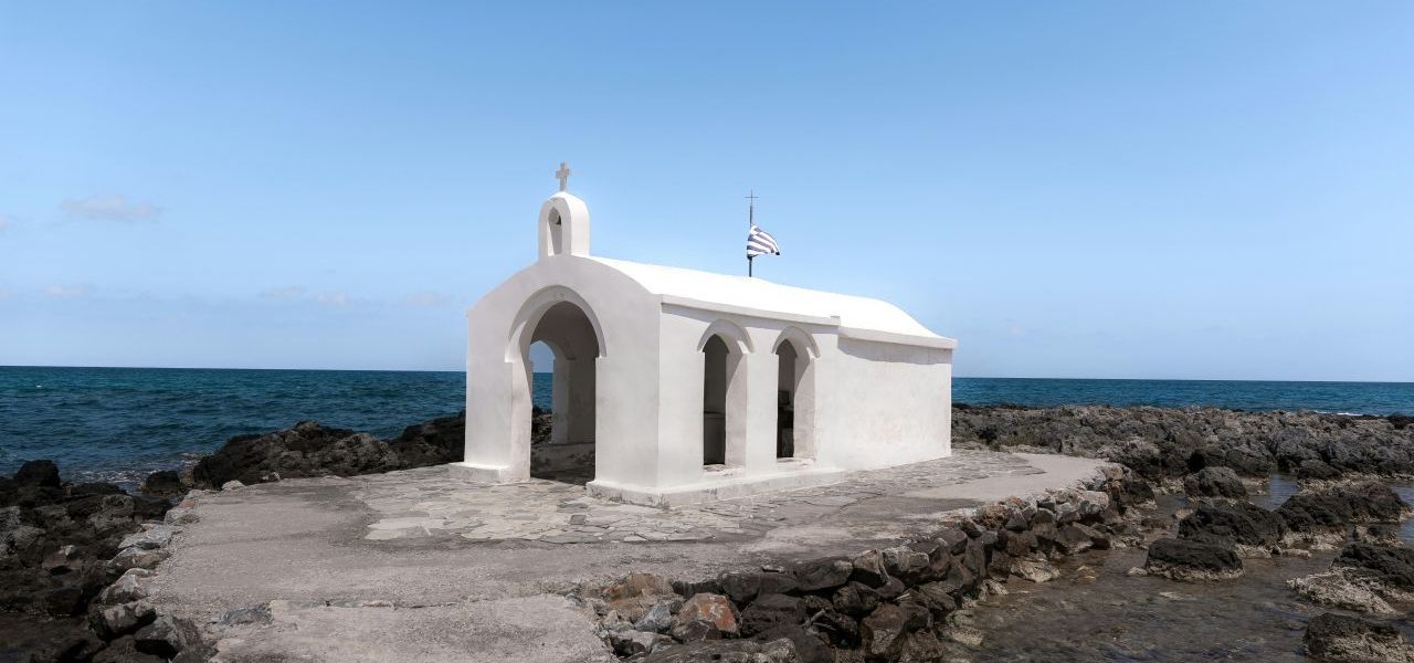 Georgioupolis Kirche im Meer