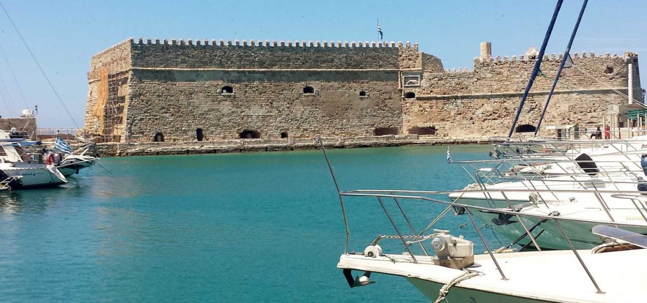 Heraklion Hafen und Kastell