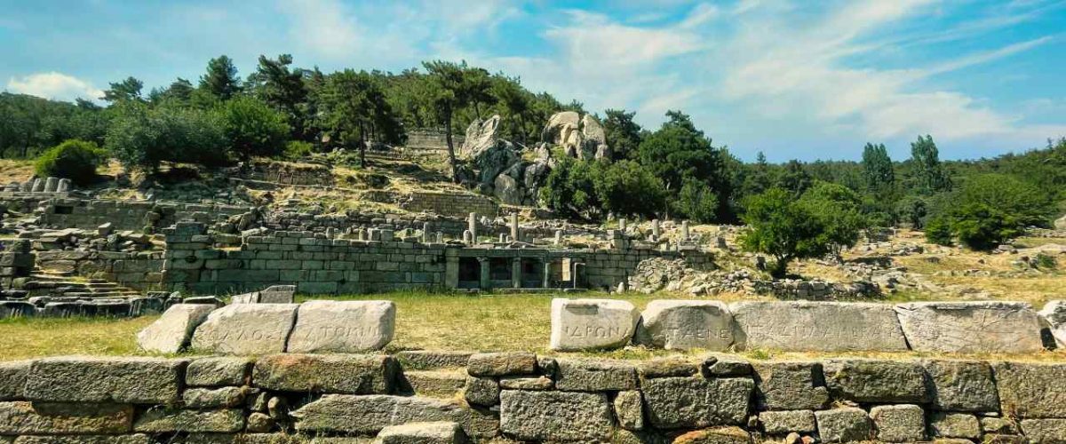 Labranda Ruinen Überreste Wohnhäuser