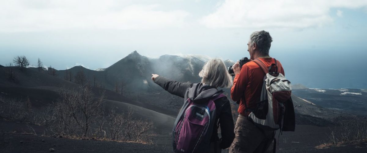 Lava und Aschegebiet Cumbre Vieja