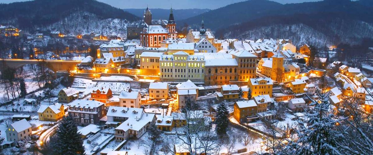Loket in Tschechien zur Weihnachtszeit