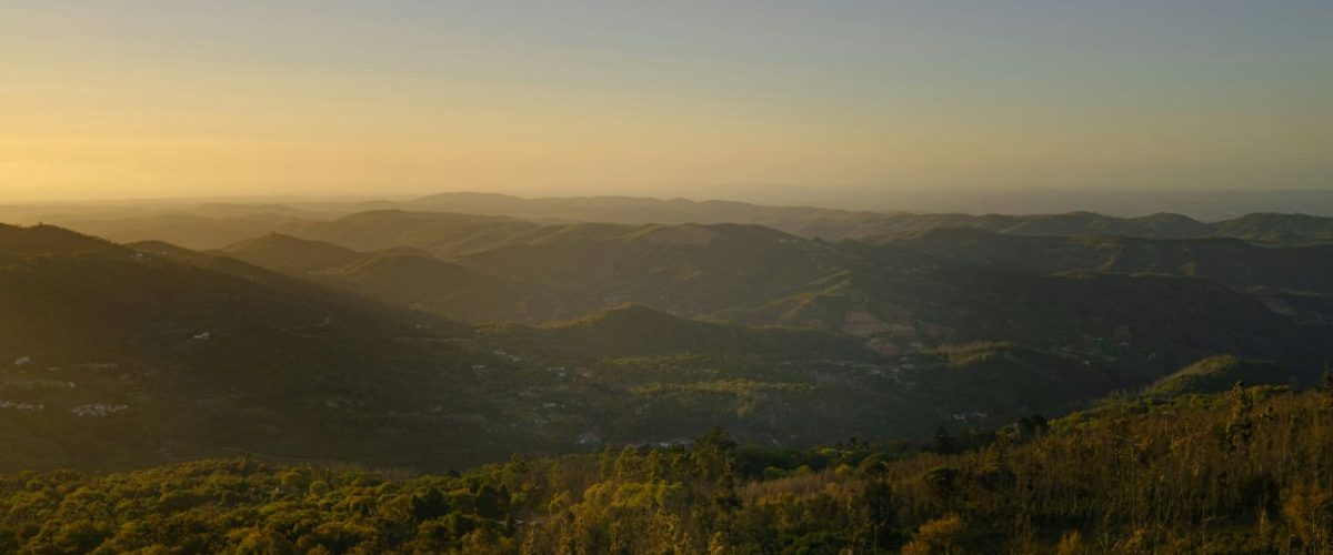 Monchique Gebirge Sonnenuntergang