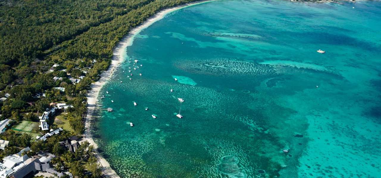 Mont Choisy Bucht und Strand