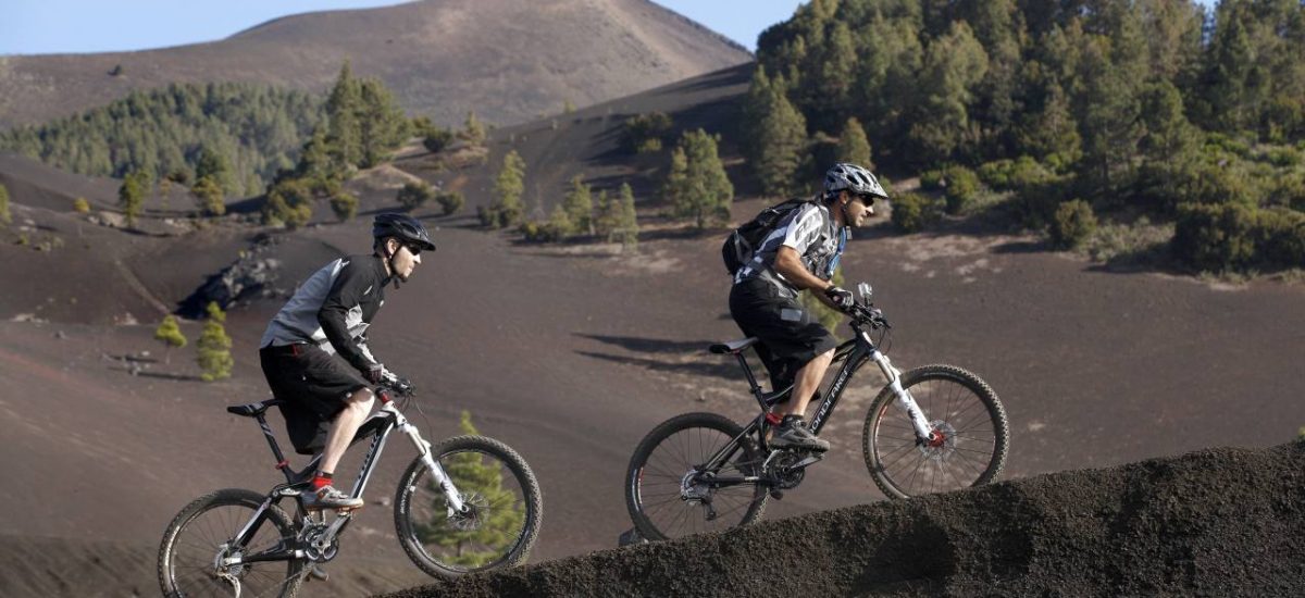 Mountainbiker auf La Palma