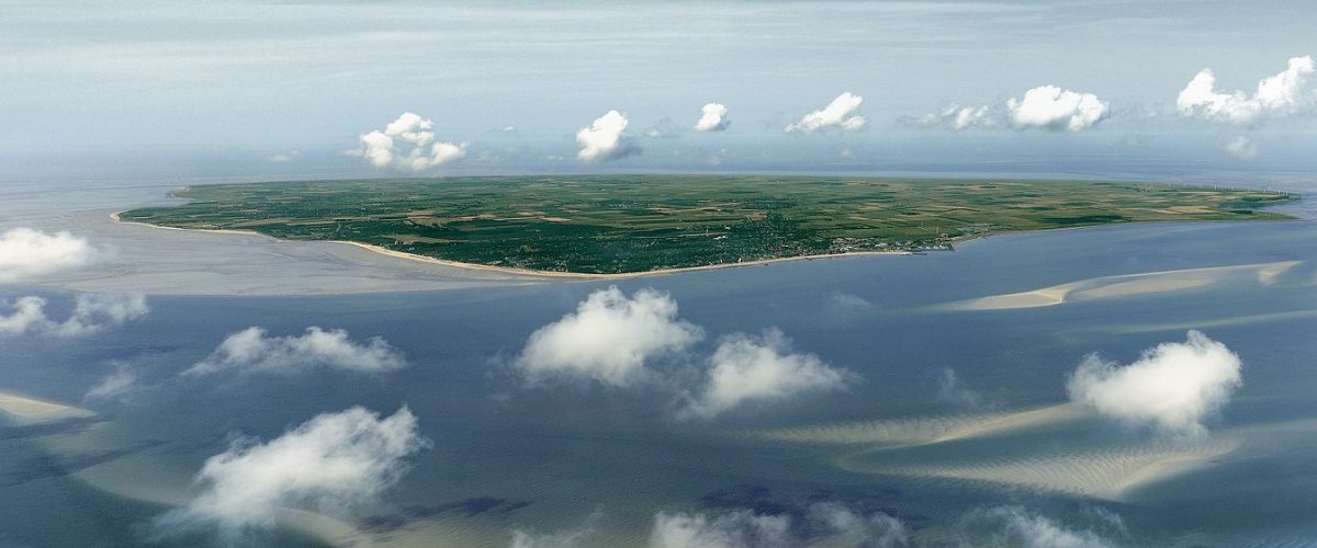 Nordseeinsel Föhr aus der Vogelperspektive