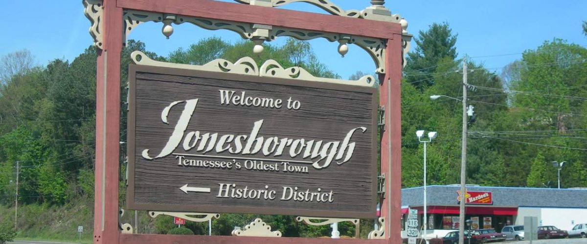 Ortsschild Jonesborough Tennessee