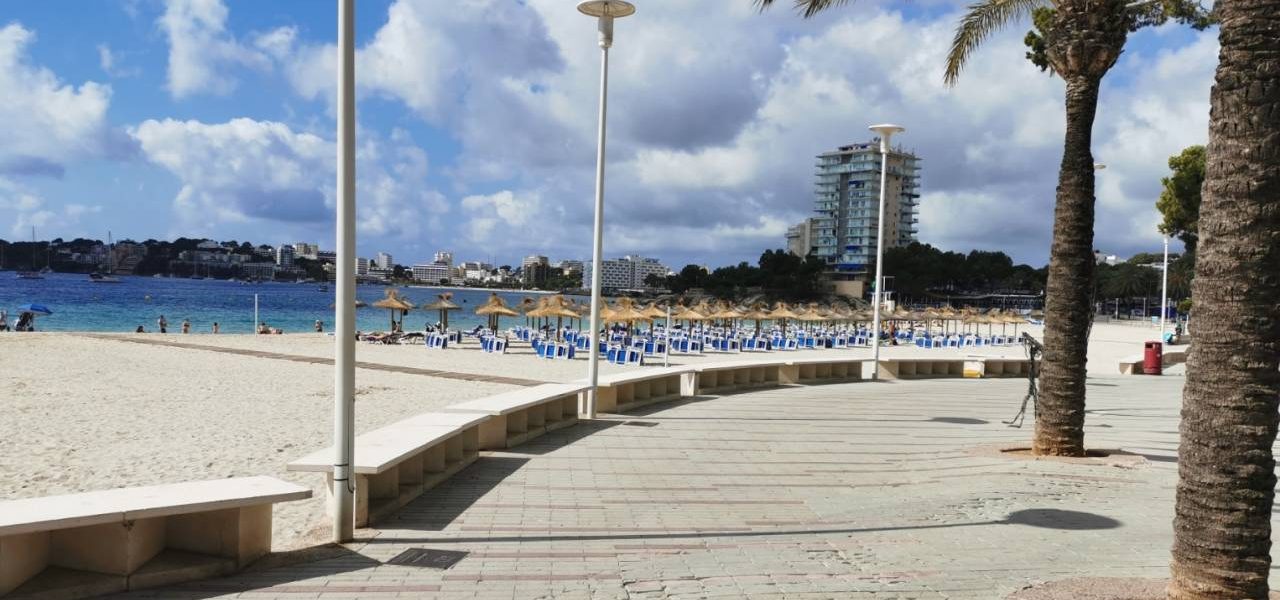 Palma Nova Promenade und Strand