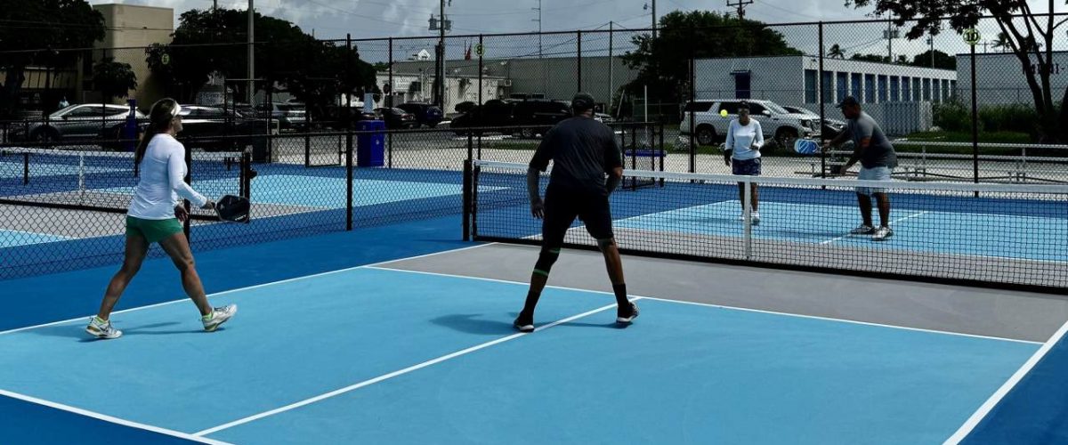 Pickleballspieler in Key Largo