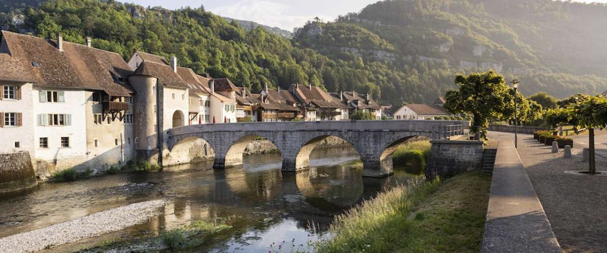 Saint-Ursanne im Schweizerischen Jura