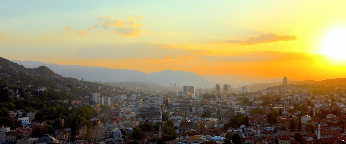 Sonnenuntergang Sarajevo