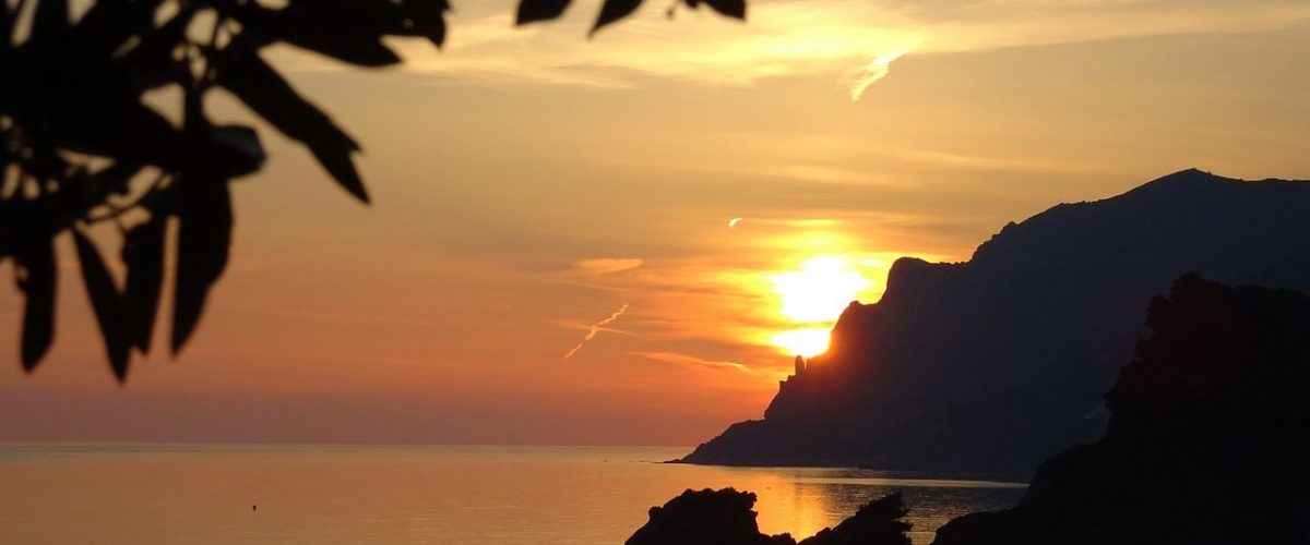 Sonnenuntergang vor Korfu