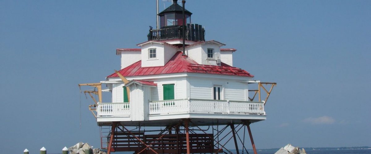 Thomas Point Shoal Lighthouse in Annapolis